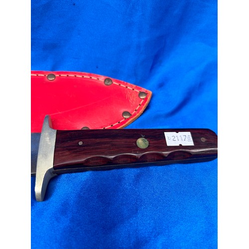 116 - Remember The Alamo 1836 Bowie Knife With Sheath