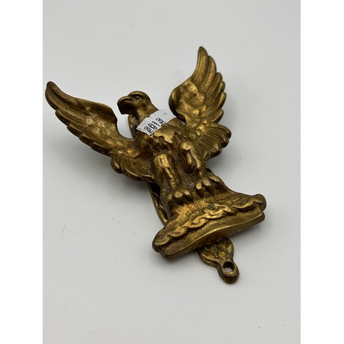 686 - Brass Door Knocker In The Shape Of An Eagle, Approx 6