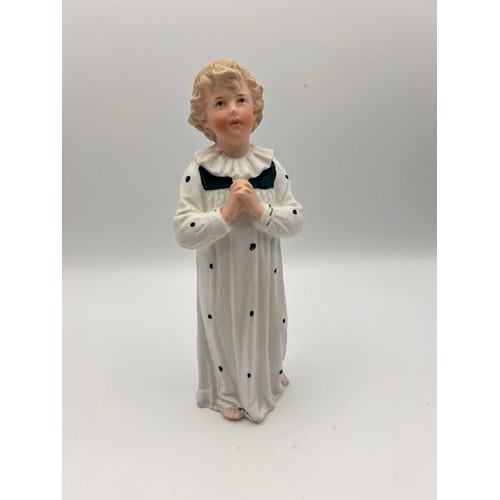 697 - Vintage  Figure Of Child Praying , Possibly German , Standing 8