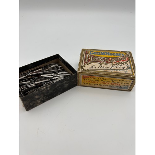 700 - Box Full Of Pen Nibs By Geo W Hughes, In Original Box.