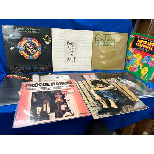 261 - Mixed Lot Of Records Including Pink Floyd, Electric Light Orchestra Etc.