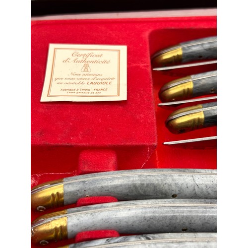 709 - French Laguiole Boxed Cutlery Set.