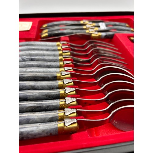 709 - French Laguiole Boxed Cutlery Set.