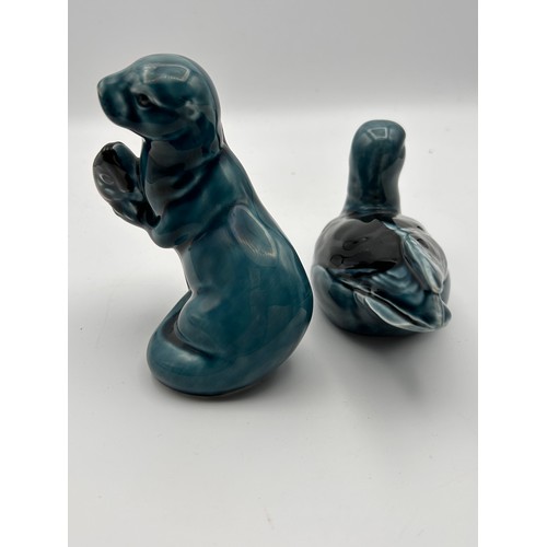 710 - Two Poole Pottery Animal Figures