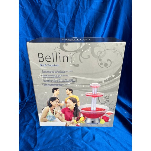 Bellini Boxed Drink Fountain, Appears Brand New.