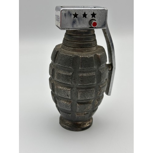 739 - Hand Grenade Novelty Table Lighter.