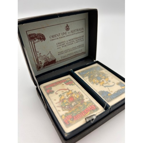 764 - Small Gift Set Off Playing Cards From The orient Line To Australia, Appear Unopened.