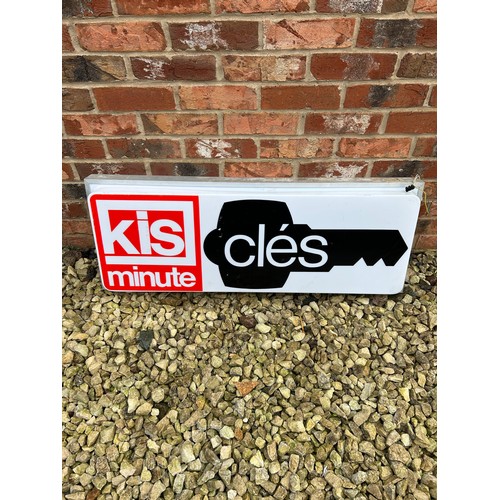 2 - Key Cutting Light Up Sign (not checked) Double Sided 38 x 16”