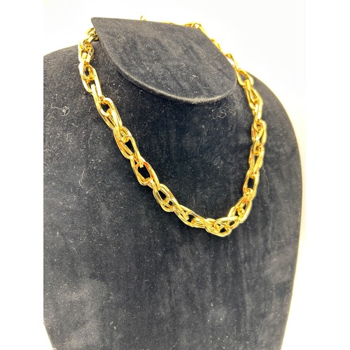 63 - Gold Plated Silver Necklace, 18