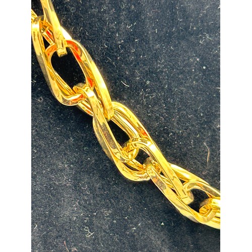 63 - Gold Plated Silver Necklace, 18