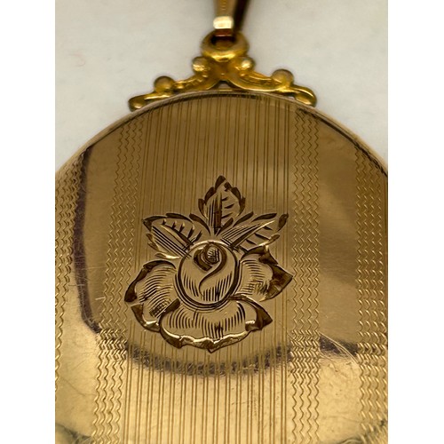 66 - Lovely Vintage Good Sized Gold Filled Locket 2