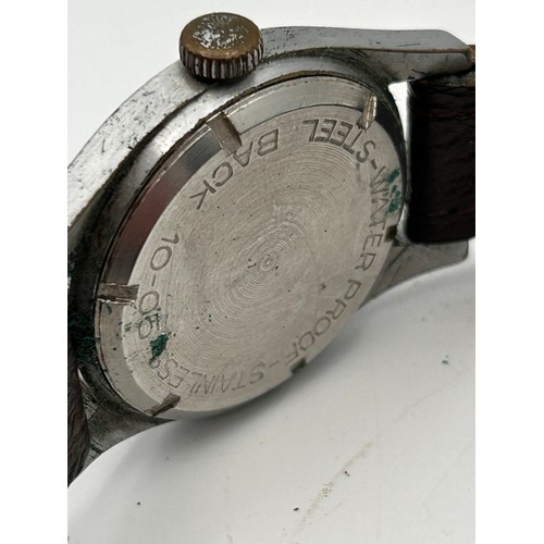 182 - Vintage Lov Trench Style Watch, Tic's Then Stops.