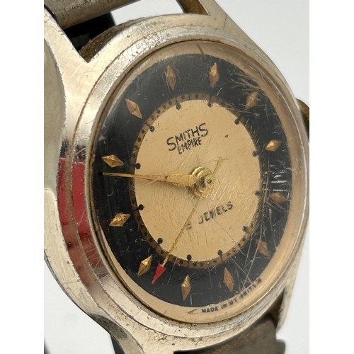 185 - Vintage Gents Manual Wind Smiths Empire Wrist Watch Not Running.