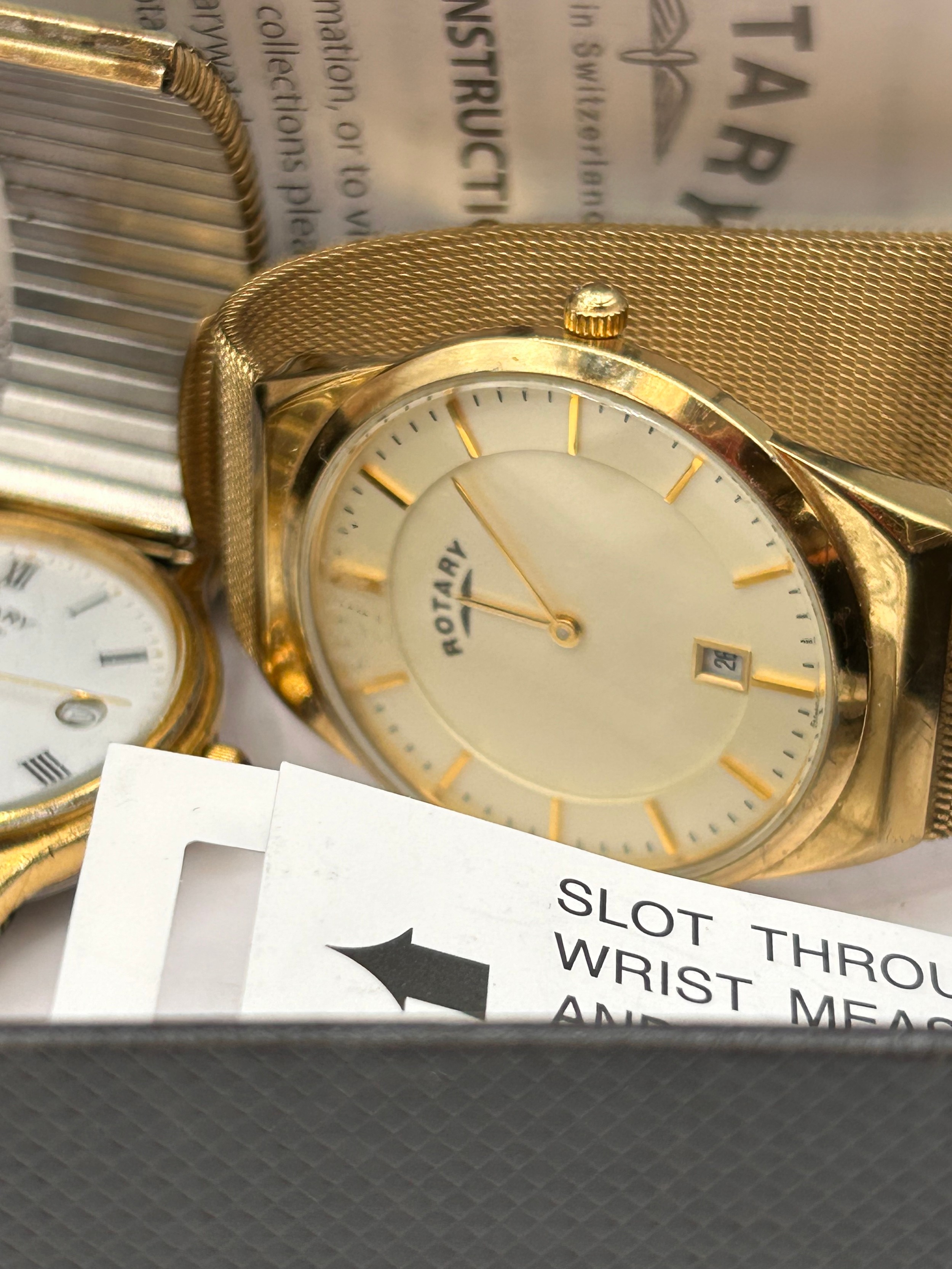 Two Vintage Rotary Watches Along With Boxed Set His And Hers Swiss Line ...