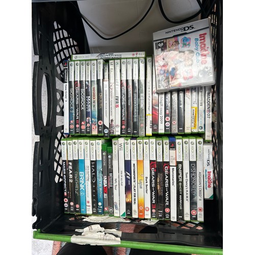 3 - Variety Of Xbox Games , Wii Board And DVD Player.