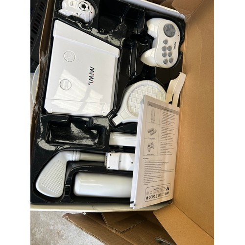 8 - Box Containing Wii , Wii Accessories And Various Games.