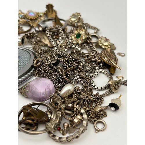 87 - Bag Of Vintage Costume Jewellery, Unchecked.