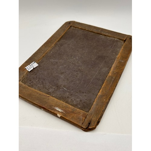 226 - Charming Childs Antique School Writing Slate,  9x6.5