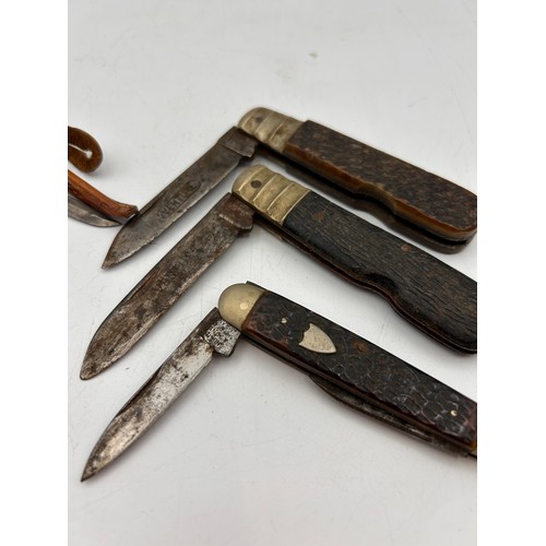 259 - Collection Of Four Vintage Knives.