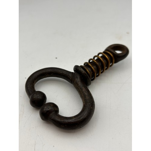 268 - Vintage Spring Loaded Bull Leading Grip.