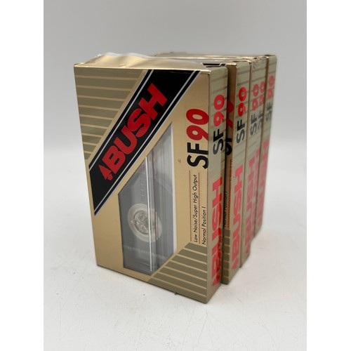 255 - Five Unopened Bush SF90 Blank Cassette Tapes.