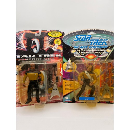 489 - Pair Of Vintage Blister Pack Star Trek Figures.