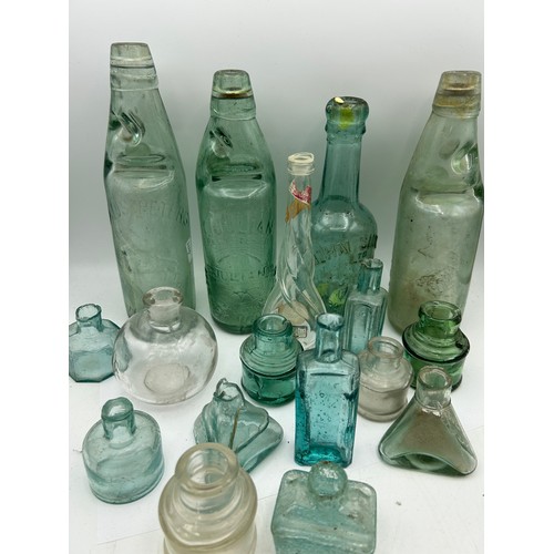 194 - Variety Of Glass Bottles, Various Sizes.