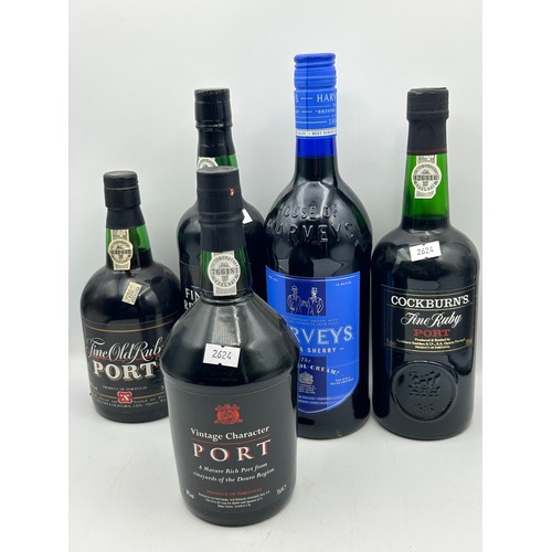 362 - Various Alcohol To Include Port and Sherry