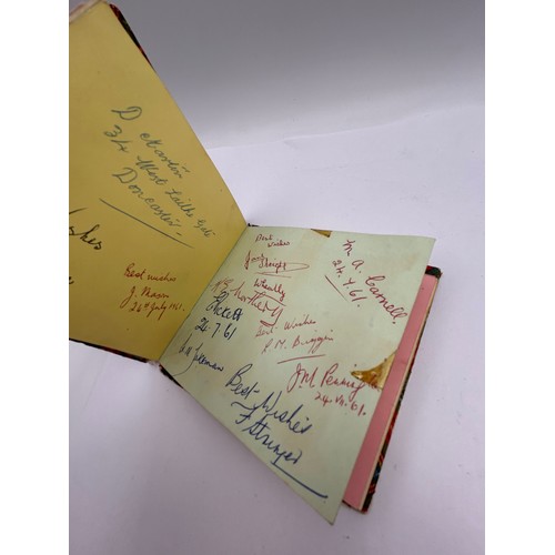 465 - Interesting Vintage Autograph Book , With Selection Of Autographs And Notes.