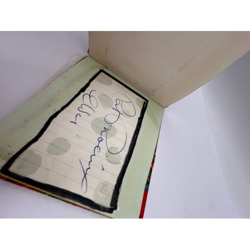 465 - Interesting Vintage Autograph Book , With Selection Of Autographs And Notes.