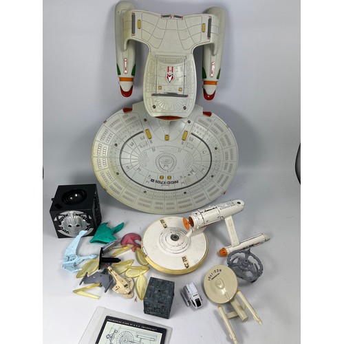 541 - Various Star Trek Vehicles and Figures Etc