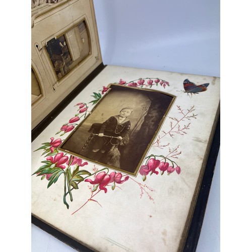 501 - Victorian Photo Album With Photos  And Bible , Bible AF.