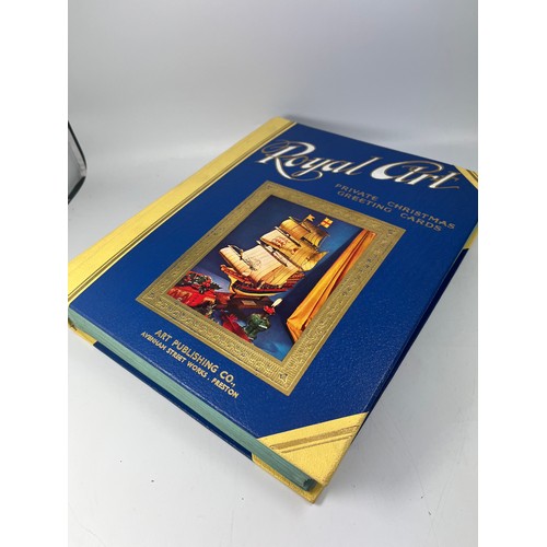 500 - Royal Art, Private Christmas Greeting Cards Book, Great Condition.