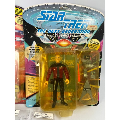 494 - New Boxed Star Trek Toys Including Lursa , Captain Jean-Luc Picard And Bajoran Communicator Talking ... 