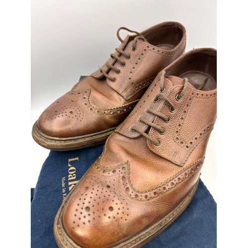 555 - Gents Size 9.5 Loakes, 1880 Chester Style, With Box And Slip Covers.