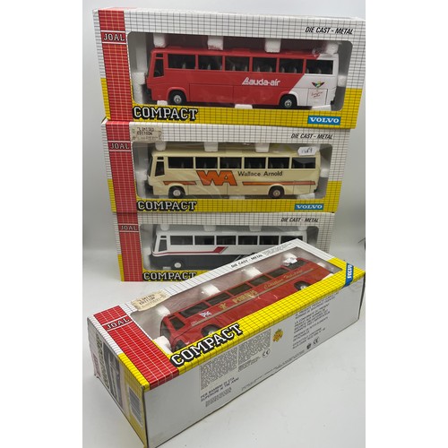 37 - Four Die Cast Boxed 'Joel' Compact Volvo's.
