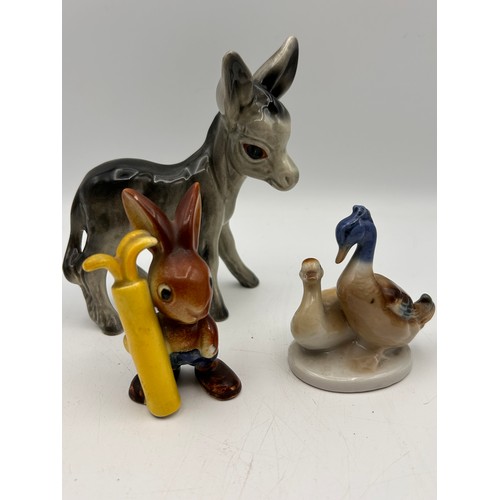 58 - Selection Of Kitch Animal Figures Tallest Standing 5