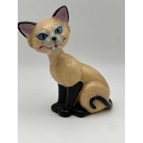 70 - Rare Vintage Wade/ Disney Siamese Cat Figure , Standing 5