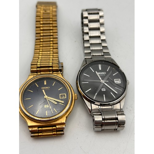 79 - Pair Of Vintage Seiko Qtz Watches ,  Requiring Batteries.
