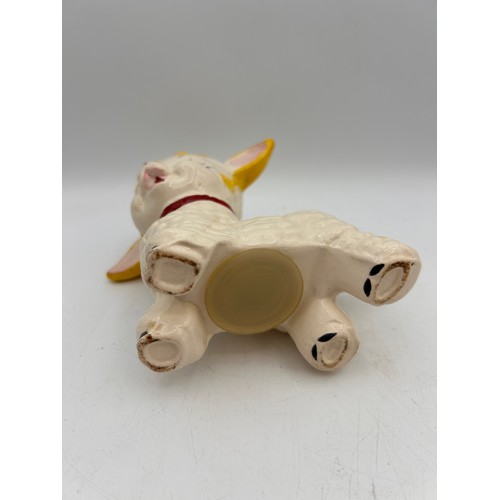 83 - Kitch Mid Century Lamb Money Box , With Stopper. 5