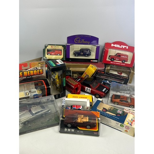 169 - Two Trays Of Collectible Diecast Vehicles To Include Corgi and Dinky
