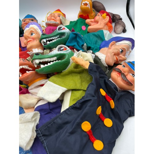 590 - Variety Of Vintage Punch And Judy Hand Puppets.