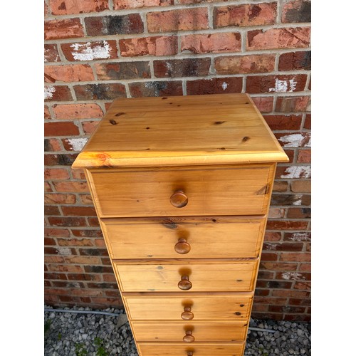 1 - Pine Set of Draws 58 x 17 x 15”