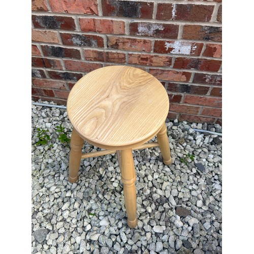 7 - Solid Wood Stool Standing 23”