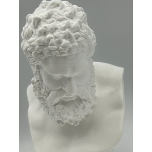 45 - Chalk Hercules Bust Standing 6.5”