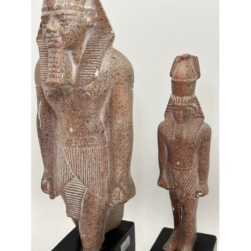 232 - Nice Pair Of Egyptian Themed Pieces Tallest Standing 12