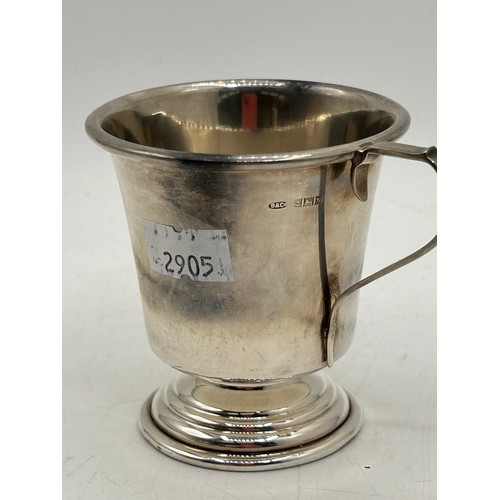 234 - Silver Cup , Hallmark Birmingham 1962, Makers Mark B&Co, 60g.