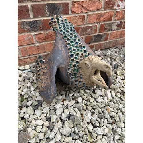 41 - Stone Garden Ornament Bird? 17 x 12