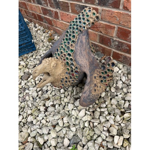 41 - Stone Garden Ornament Bird? 17 x 12