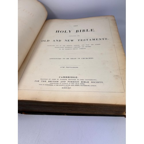 54 - Large Antique Family Bible.